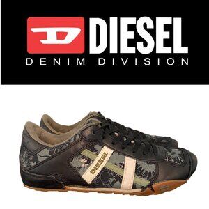 Diesel Avy Leather Sneakers - Size 8